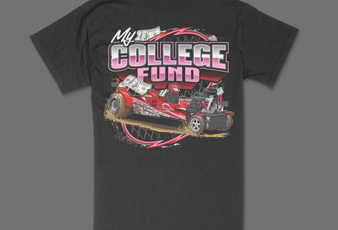 My College Fund DTF printed t-shirt